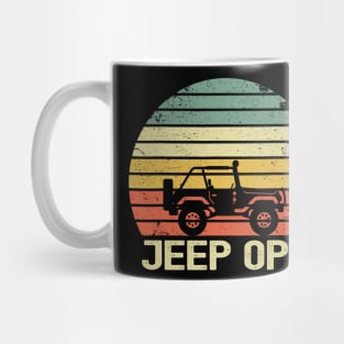 Jeep Opa Vintage Jeep Mug